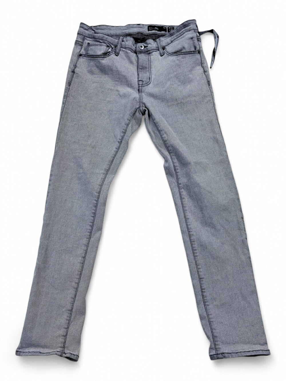 WXYZ Nomad Men's Straight Jeans 31x30 Light Gray